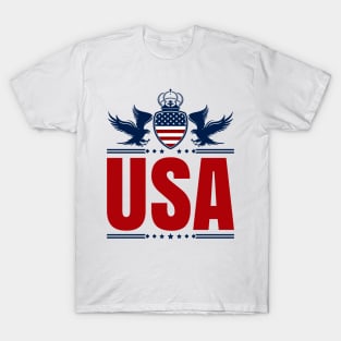 TEAM USA | AUTHENTIC RED AND BLUE T-Shirt